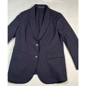 UNIQLO Navy Blue Polyester Blazer XL Sport coat Business Casual Work Jacket